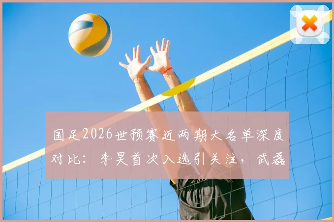 国足2026世预赛近两期大名单深度对比：李昊首次入选引关注，武磊戴伟浚回归分析及战术影响解读